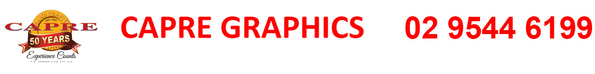 ABOUT US-CAPRE GRAPHICS    Call: 9544 6199